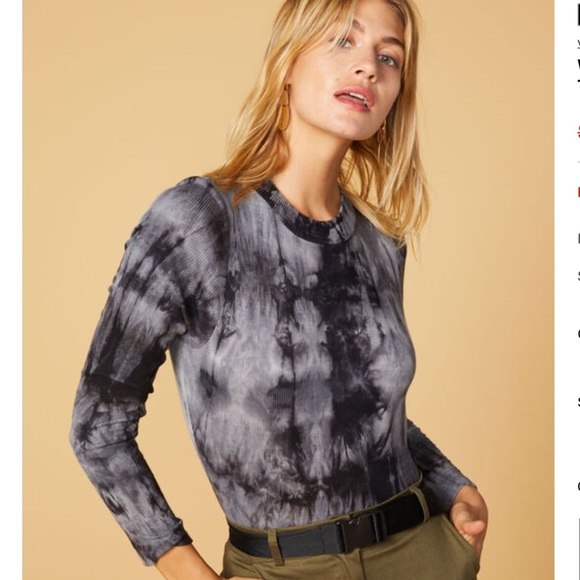 2X HP! NWT West of Melrose Good Vibes Tie Dye Bodysuit - Picture 2 of 6